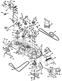 Mower Deck parts for Craftsman Front-Engine Lawn Tractor 917258260 from AppliancePartsPros.com