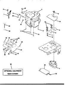 Engine parts for Craftsman Front-Engine Lawn Tractor 917258261 from AppliancePartsPros.com