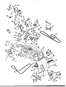 Mower Deck parts for Craftsman Front-Engine Lawn Tractor 917258261 from AppliancePartsPros.com