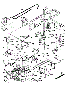 Drive parts for Craftsman Front-Engine Lawn Tractor 917258270 from AppliancePartsPros.com