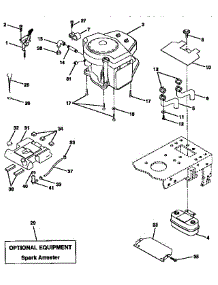 Engine parts for Craftsman Front-Engine Lawn Tractor 917258270 from AppliancePartsPros.com
