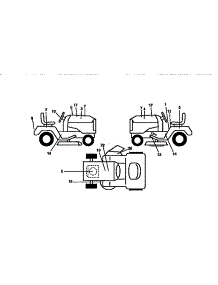 Decals parts for Craftsman Front-Engine Lawn Tractor 917258270 from AppliancePartsPros.com