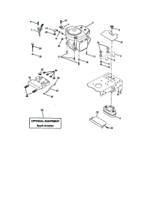 Engine parts for Craftsman Front-Engine Lawn Tractor 917258331 from AppliancePartsPros.com