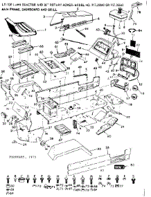10E Lawn Tractor And 36 Inch Rotary Mower parts for Craftsman Front-Engine Lawn Tractor 91725840 from AppliancePartsPros.com