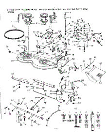 10E Lawn Tractor And 36 In Rotary Mower / Mower parts for Craftsman Front-Engine Lawn Tractor 91725840 from AppliancePartsPros.com