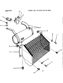10E Lawn Tractor And 36 In Rotary Mower / Muffler parts for Craftsman Front-Engine Lawn Tractor 91725841 from AppliancePartsPros.com