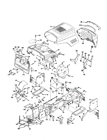 Chassis And Enclosures parts for Craftsman Front-Engine Lawn Tractor 917258440 from AppliancePartsPros.com