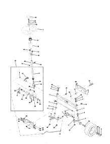Steering Assembly parts for Craftsman Front-Engine Lawn Tractor 917258440 from AppliancePartsPros.com