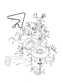 Mower parts for Craftsman Front-Engine Lawn Tractor 917258440 from AppliancePartsPros.com