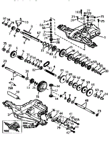 Peerless Transaxle 930-054A parts for Craftsman Front-Engine Lawn Tractor 917258450 from AppliancePartsPros.com