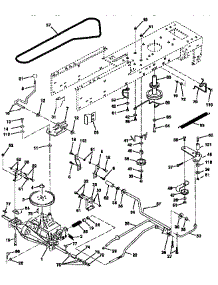 Drive parts for Craftsman Front-Engine Lawn Tractor 917258450 from AppliancePartsPros.com