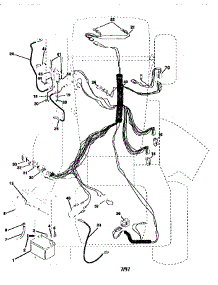 Electrical parts for Craftsman Front-Engine Lawn Tractor 917258451 from AppliancePartsPros.com