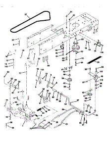 Drive parts for Craftsman Front-Engine Lawn Tractor 917258451 from AppliancePartsPros.com