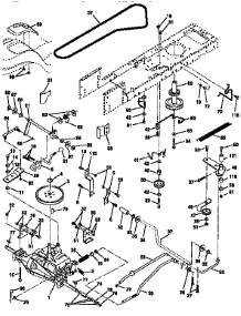Drive parts for Craftsman Front-Engine Lawn Tractor 917258470 from AppliancePartsPros.com