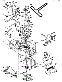 Mower parts for Craftsman Front-Engine Lawn Tractor 917258470 from AppliancePartsPros.com