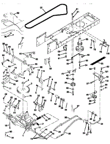 Drive parts for Craftsman Front-Engine Lawn Tractor 917258471 from AppliancePartsPros.com