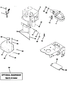 Engine parts for Craftsman Front-Engine Lawn Tractor 917258471 from AppliancePartsPros.com