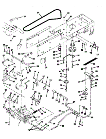 Drive parts for Craftsman Front-Engine Lawn Tractor 917258472 from AppliancePartsPros.com