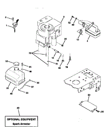Engine parts for Craftsman Front-Engine Lawn Tractor 917258473 from AppliancePartsPros.com