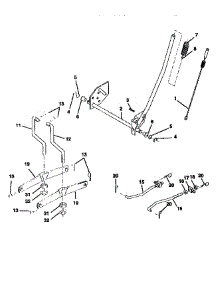 Lift parts for Craftsman Front-Engine Lawn Tractor 917258473 from AppliancePartsPros.com