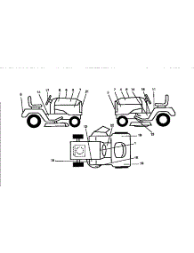 Decals parts for Craftsman Front-Engine Lawn Tractor 917258480 from AppliancePartsPros.com
