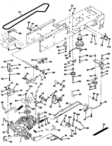 Drive parts for Craftsman Front-Engine Lawn Tractor 917258481 from AppliancePartsPros.com