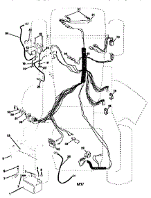 Electrical parts for Craftsman Front-Engine Lawn Tractor 917258482 from AppliancePartsPros.com