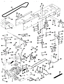 Drive parts for Craftsman Front-Engine Lawn Tractor 917258482 from AppliancePartsPros.com