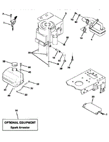 Engine parts for Craftsman Front-Engine Lawn Tractor 917258482 from AppliancePartsPros.com