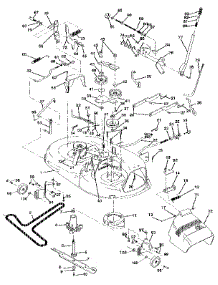 42" Mower parts for Craftsman Front-Engine Lawn Tractor 917258491 from AppliancePartsPros.com