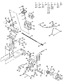 Steering Assembly parts for Craftsman Front-Engine Lawn Tractor 917258493 from AppliancePartsPros.com