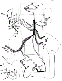 Electrical parts for Craftsman Front-Engine Lawn Tractor 917258501 from AppliancePartsPros.com
