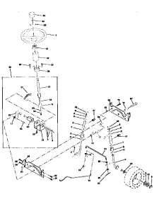 Steering Assembly parts for Craftsman Front-Engine Lawn Tractor 917258501 from AppliancePartsPros.com