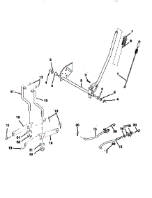 Lift parts for Craftsman Front-Engine Lawn Tractor 917258501 from AppliancePartsPros.com