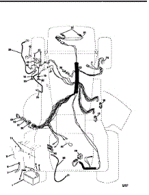 Electrical parts for Craftsman Front-Engine Lawn Tractor 917258502 from AppliancePartsPros.com