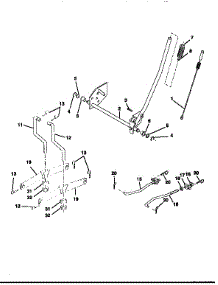 Lift parts for Craftsman Front-Engine Lawn Tractor 917258502 from AppliancePartsPros.com