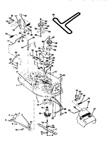 Mower parts for Craftsman Front-Engine Lawn Tractor 917258502 from AppliancePartsPros.com