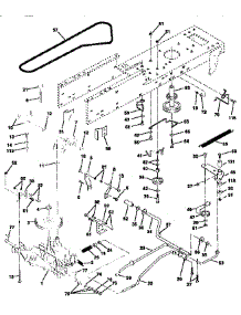 Drive parts for Craftsman Front-Engine Lawn Tractor 917258503 from AppliancePartsPros.com