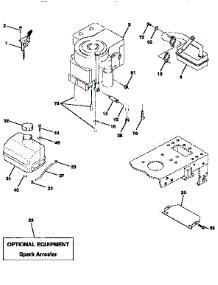 Engine parts for Craftsman Front-Engine Lawn Tractor 917258503 from AppliancePartsPros.com