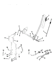 Lift parts for Craftsman Front-Engine Lawn Tractor 917258503 from AppliancePartsPros.com
