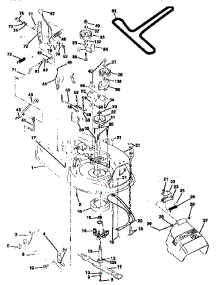Mower parts for Craftsman Front-Engine Lawn Tractor 917258503 from AppliancePartsPros.com