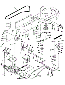 Drive parts for Craftsman Front-Engine Lawn Tractor 917258504 from AppliancePartsPros.com