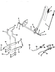 Lift parts for Craftsman Front-Engine Lawn Tractor 917258504 from AppliancePartsPros.com