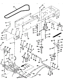 Drive parts for Craftsman Front-Engine Lawn Tractor 917258510 from AppliancePartsPros.com