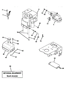 Engine parts for Craftsman Front-Engine Lawn Tractor 917258510 from AppliancePartsPros.com