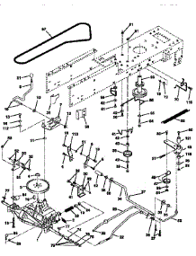 Drive parts for Craftsman Front-Engine Lawn Tractor 917258512 from AppliancePartsPros.com