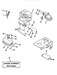 Engine parts for Craftsman Front-Engine Lawn Tractor 917258512 from AppliancePartsPros.com