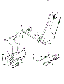Lift parts for Craftsman Front-Engine Lawn Tractor 917258512 from AppliancePartsPros.com