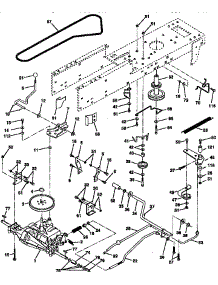 Drive parts for Craftsman Front-Engine Lawn Tractor 917258513 from AppliancePartsPros.com