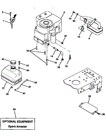 Engine parts for Craftsman Front-Engine Lawn Tractor 917258513 from AppliancePartsPros.com
